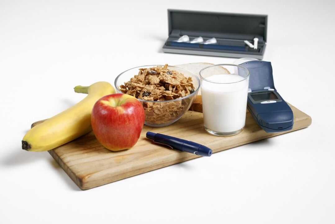 Aliments nutritionnels sains - La base de la prévention du diabète sucré